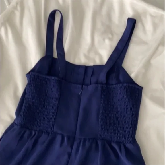 Madewell Smocked Button-Front Crop Jumpsuit - Picture 11 of 11